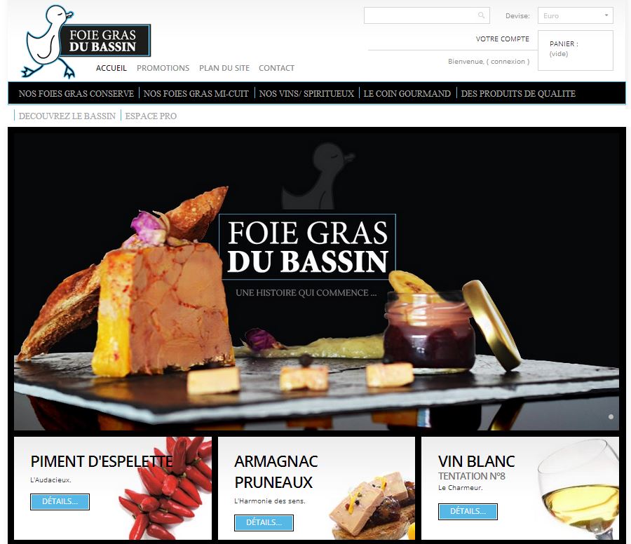 Foies gras du bassin, spécialiste de recettes de foies gras frais
