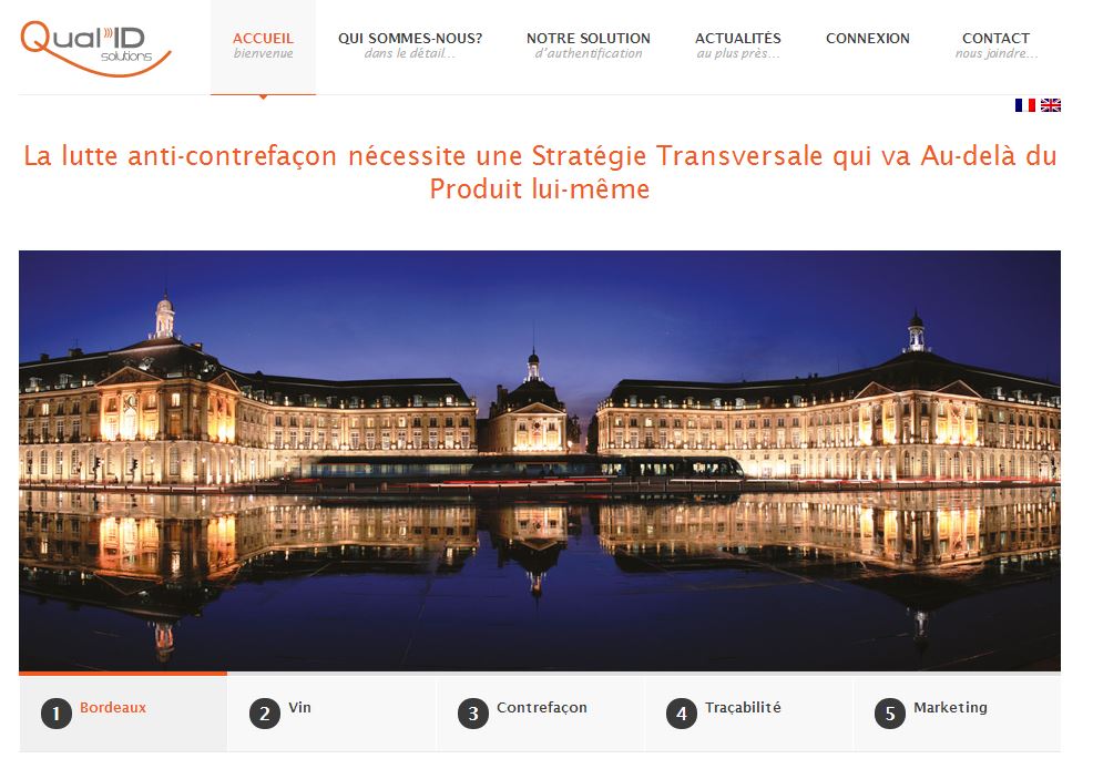 Mise en ligne du site Internet Qualid Solutions, stratégie et certification dans la lutte anti contrefaçon