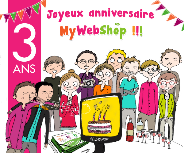 MyWebShop souffle sa 3ème bougie !