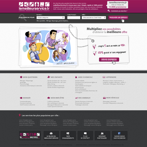 Le Meilleur Service, annuaire des pros pour les particuliers