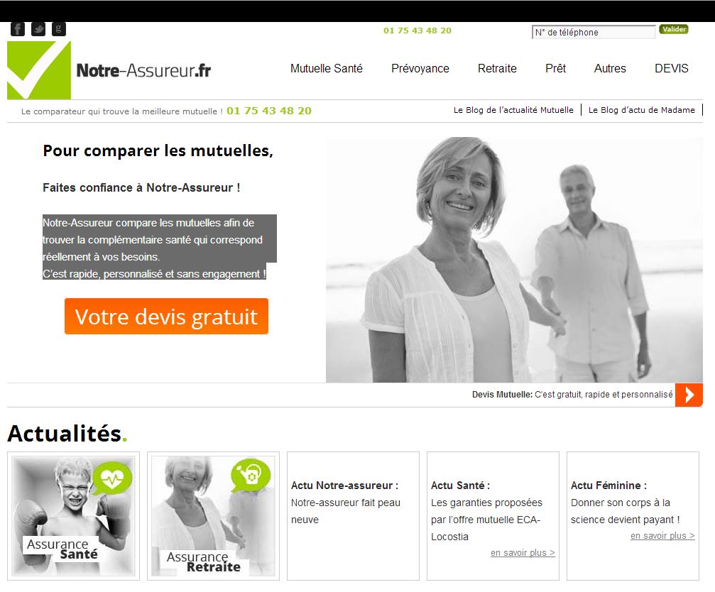 Notre Assureur, comparateur d&rsquo;assurance et mutuelle
